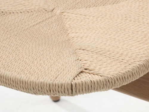 Krzesło drewniane Relate do jadalni z podłokietnikami dąb boho