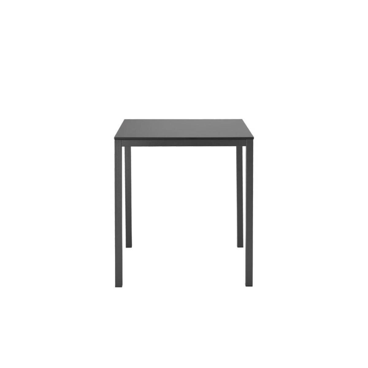 Stół kwadratowy do jadalni i kuchni Mirto 80x80 cm antracytowy nowoczesny metalowy SCAB Design