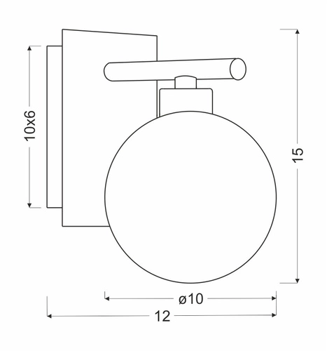 Kinkiet ścienny Raisa szklany biały chrom nowoczesny do salonu i sypialni CANDELLUX