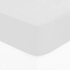 Prześcieradło bawełniane z gumką Atmosphera 90x190 cm do sypialni białe na materac