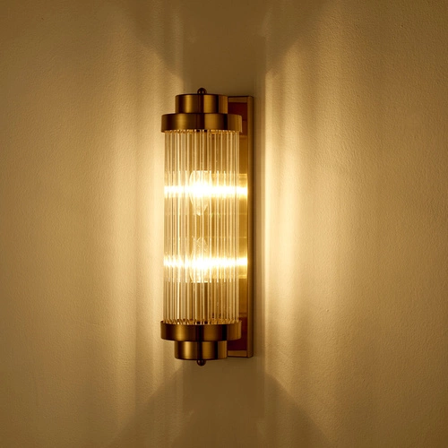 Kinkiet ścienny STELO M złoty 40 cm glamour do salonu i sypialni Step into Design