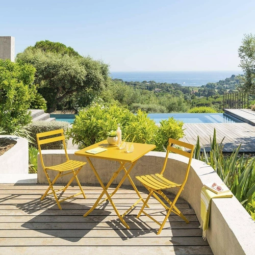 Krzesło składane Greensboro ochra outlet