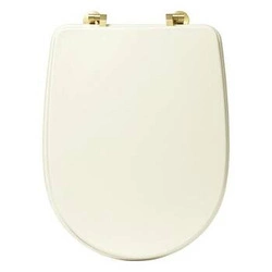 Duo beżowa deska sedesowa z duroplastu do toalety