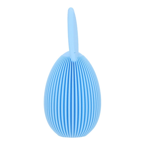 Intesi figurka wielkanocna Jajko z uszami niebieska nowoczesna dekoracja na stół 13,5 cm