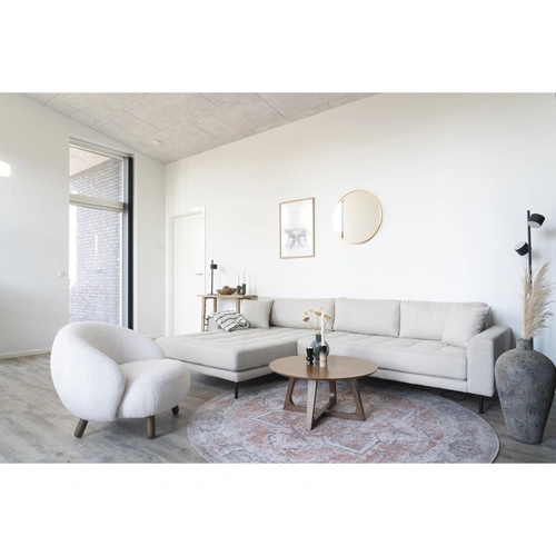 Dywan okrągły Havana 200 cm pomarańczowy do salonu klasyczny vintage