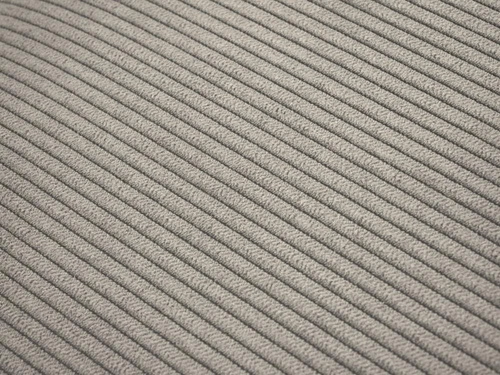 Narożnik z funkcją spania Cartadera Light Grey Corduroy Prawostronna kolor nóg naturalny