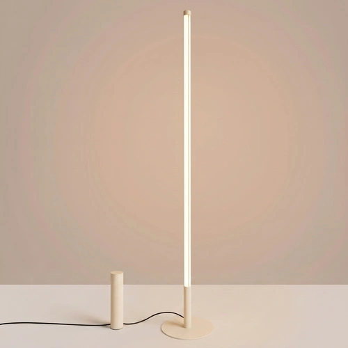 TRANG lampa stojąca do salonu beżowa nowoczesna LED 3000K