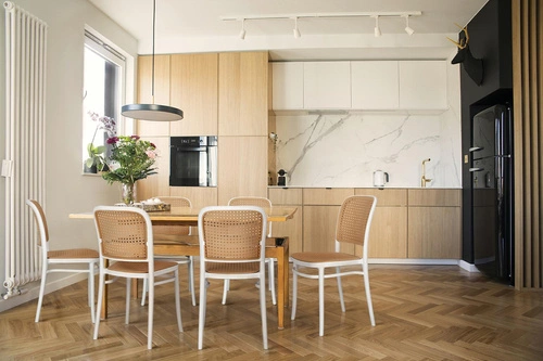 Zestaw 4 krzeseł Antonio białe