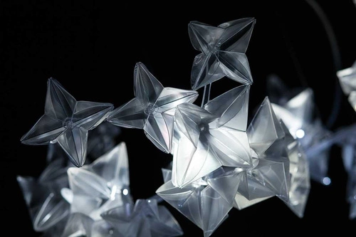 Lampa wisząca Hanami L transparentna 