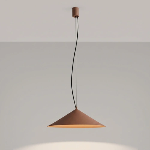 Lampa wisząca FINT mocca LED do salonu nowoczesna regulowana
