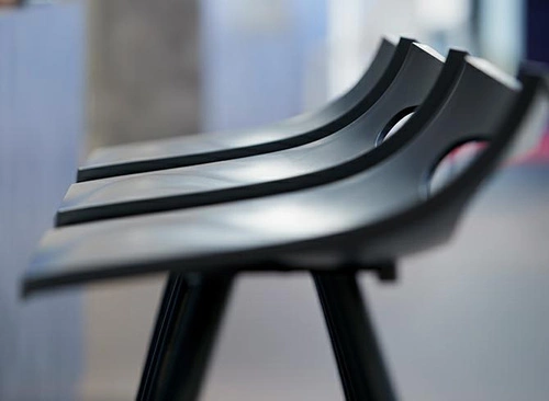 Hoker Diablito 65 cm antracytowy nowoczesny bez oparcia do kuchni i wyspy SCAB Design