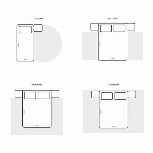 Dywan wełniany Kelapa Zest 200x280 nowoczesny boho do salonu i sypialni ręcznie tkany