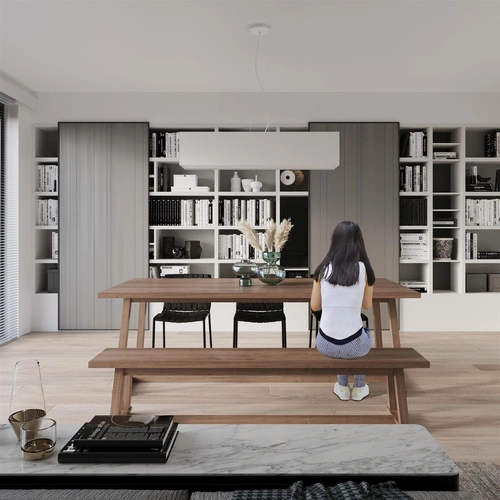 Żyrandol SANTA biały nowoczesny 5-punktowy do salonu i jadalni Sollux Lighting 120 cm