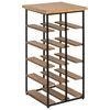 Regał na wino Bakos industrialny metalowy z półkami na 10 butelek do kuchni Atmosphera