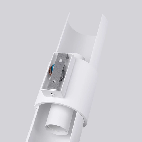 Kinkiet ścienny FLASH 2 biały nowoczesny stalowy regulowany do salonu i sypialni SOLLUX