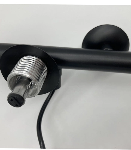 Lampa wisząca kula Orion Long czarna 120cm LED do salonu i nad wyspę kuchenną