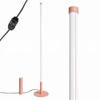 Lampa stojąca do salonu TRANG nowoczesna LED brzoskwiniowa 150 cm