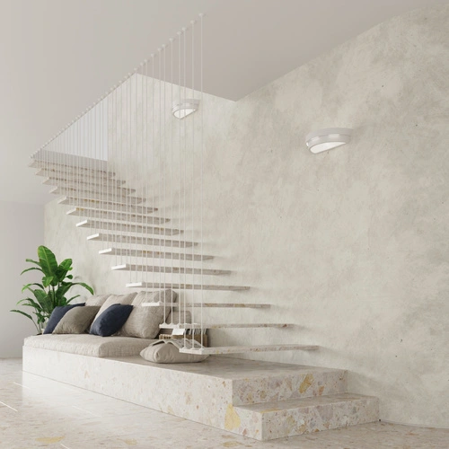 Kinkiet ścienny ceramiczny HELIOS biały nowoczesny do salonu i sypialni marki Sollux