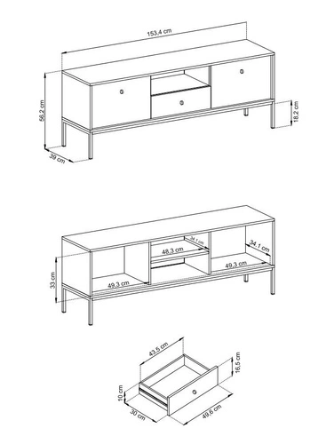 Zestaw mebli do salonu Evora granatowa