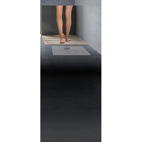 Mata diatomitowa szybkoschnąca szara 35x45 cm 5five simply smart do łazienki i kuchni