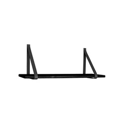 Półka ścienna Forno 80cm czarna