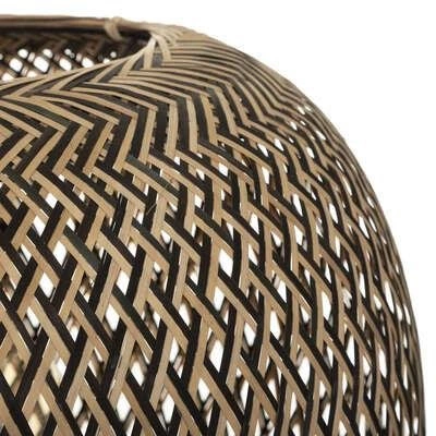 Lampa wisząca kula bambusowa Sinai 45cm regulowana do salonu, jadalni lub kuchni