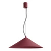Lampa wisząca FINT burgund LED do salonu regulowana nowoczesna