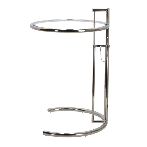 Stolik Frame inspirowany Elieen Gray srebrny