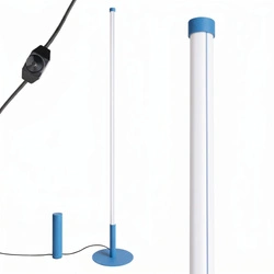 TRANG lampa stojąca do salonu nowoczesna LED błękitna 3000K