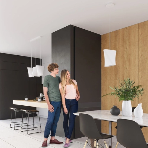 Żyrandol Blum 3 biały nowoczesny lampa wisząca do salonu i nad stół Sollux