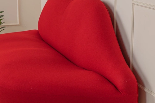 Sofa Usta czerwona nowoczesna inspirowana Kiss Bocca do salonu wełniana D2.DESIGN