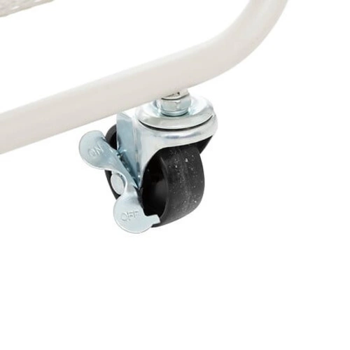 Metalowy wózek 3-poziomowy Mayaj biały na kółkach do kuchni, łazienki lub biura 5five