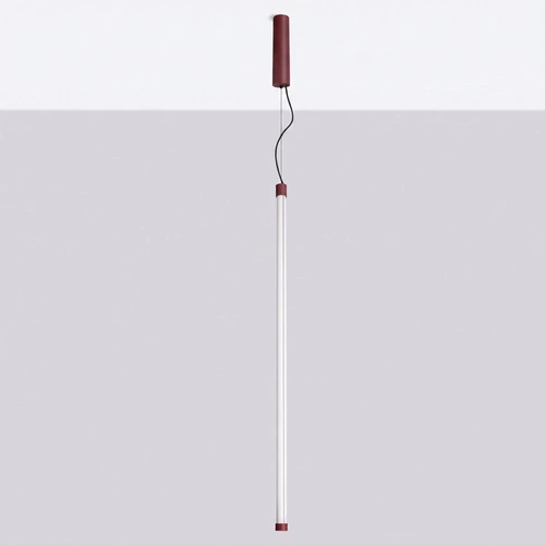 Lampa wisząca TRANG 100 LED burgund nowoczesna nad wyspę
