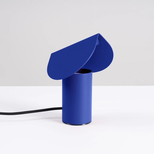 Lampa biurkowa LED BISCUIT nowoczesna niebieska do gabinetu