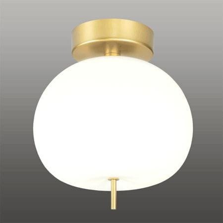 Ekskluzywna lampa LED sufitowa złoto biała APPLE CE