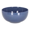 Miska obiadowa Gomera 25 cm ceramiczna okrągła niebieska do sałatek i zup Intesi