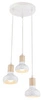 Lampa wisząca Puerto 3x40W E14 na  talerzu biały