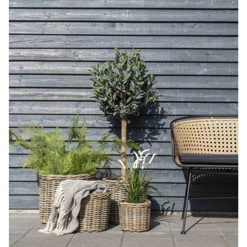 Kosze dekoracyjne Bogor House Nordic rattan kubu zestaw 4 sztuk do salonu