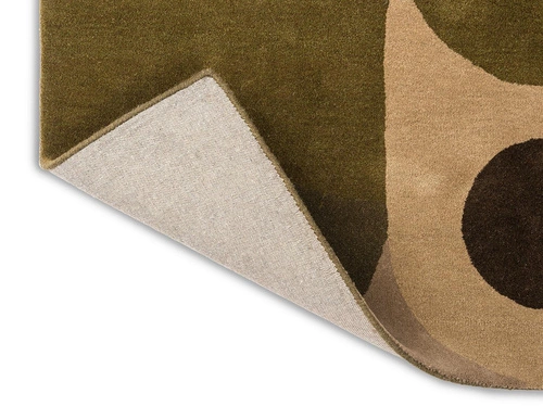 Dywan nowoczesny wełniany Decor Cosmo Greens 140x200 do salonu i sypialni łatwy w czyszczeniu