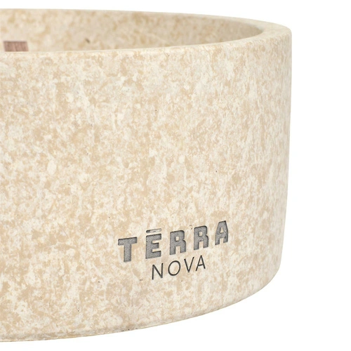 Świeca zapachowa Terra Nova Intesi 4-knotowa beżowa dekoracyjna 19 cm