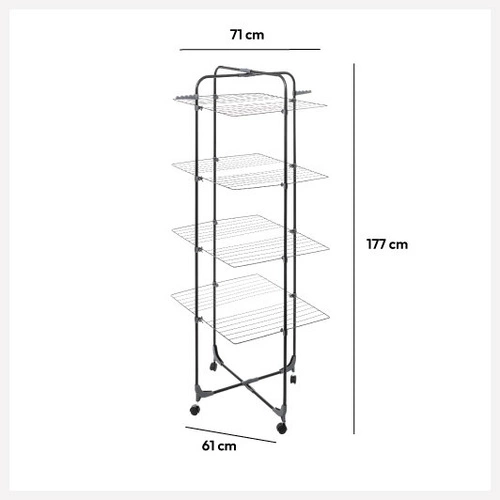 Suszarka na ubrania Mojave czarma/szara