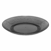 Talerz obiadowy Estiva 27 cm okrągły plastikowy ciemnoszary do ogrodu i kuchni