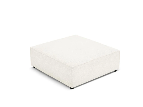 Pufa Jodie beżowa welwetowa prostokątna do salonu nowoczesna modułowa BESO LUX 102x80 cm