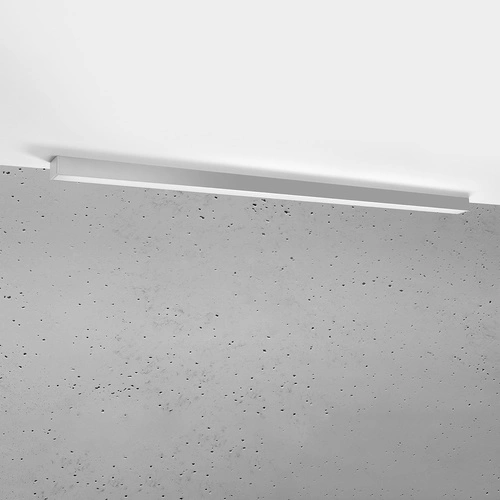 Plafon sufitowy LED Pinne 150 szary nowoczesny metalowy do salonu i kuchni Thoro