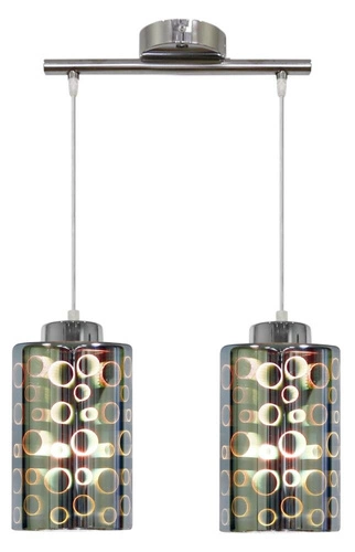 Lampa wisząca Nocturno 2x40W E27 chrom