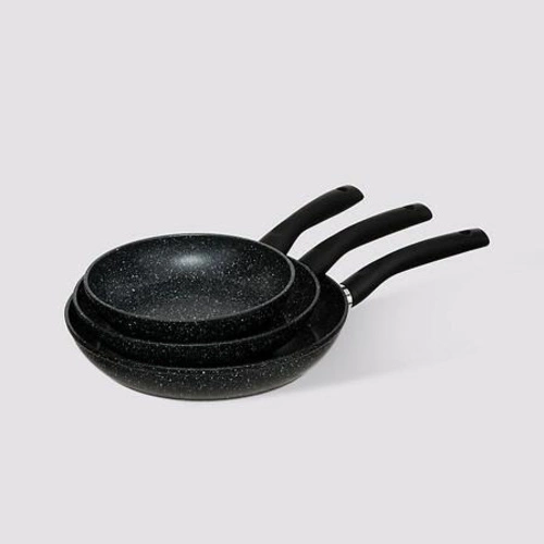 Patelnia aluminiowa kuta 30 cm czarna