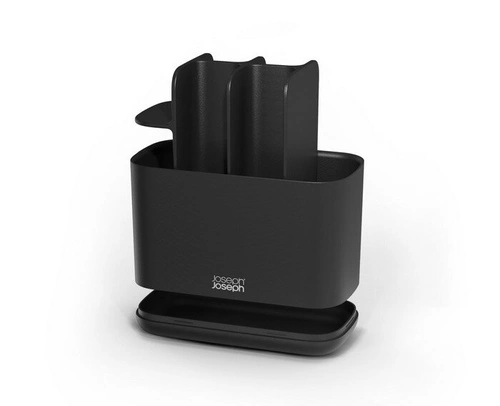 Joseph Joseph EasyStore czarny organizer na szczoteczki do zębów do łazienki, duży, nowoczesny