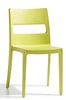 Krzesło Sai żółte ogrodowe z tworzywa sztaplowane do ogrodu i sal bankietowych SCAB Design