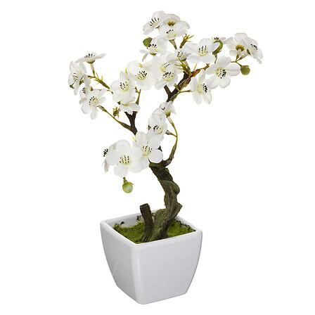 Sztuczne drzewko Bonsai kwitnąca Wiśnia