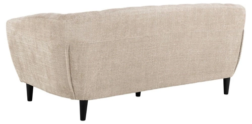 Sofa 3 osobowa Ria beżowa Actona nowoczesna pikowana do salonu wygodna tkanina